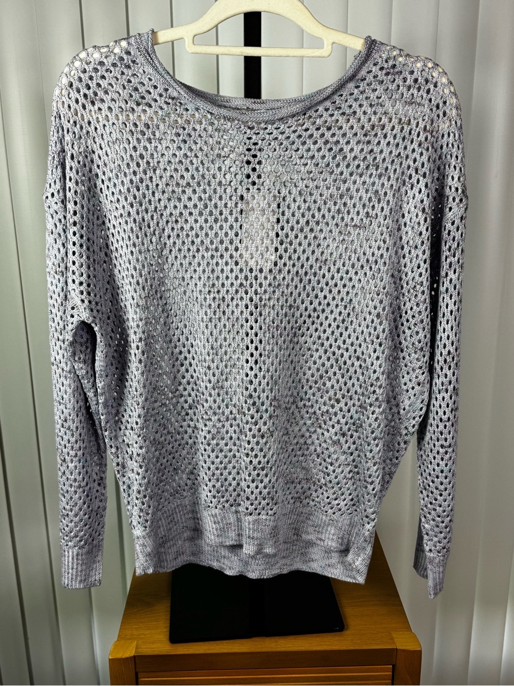 John Paul Richard Mesh Knit Long Sleeve Shirt  – Size L – NWT - Picture 3 of 11